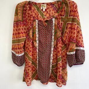 Fig and Flower Women's Blouse Sz S